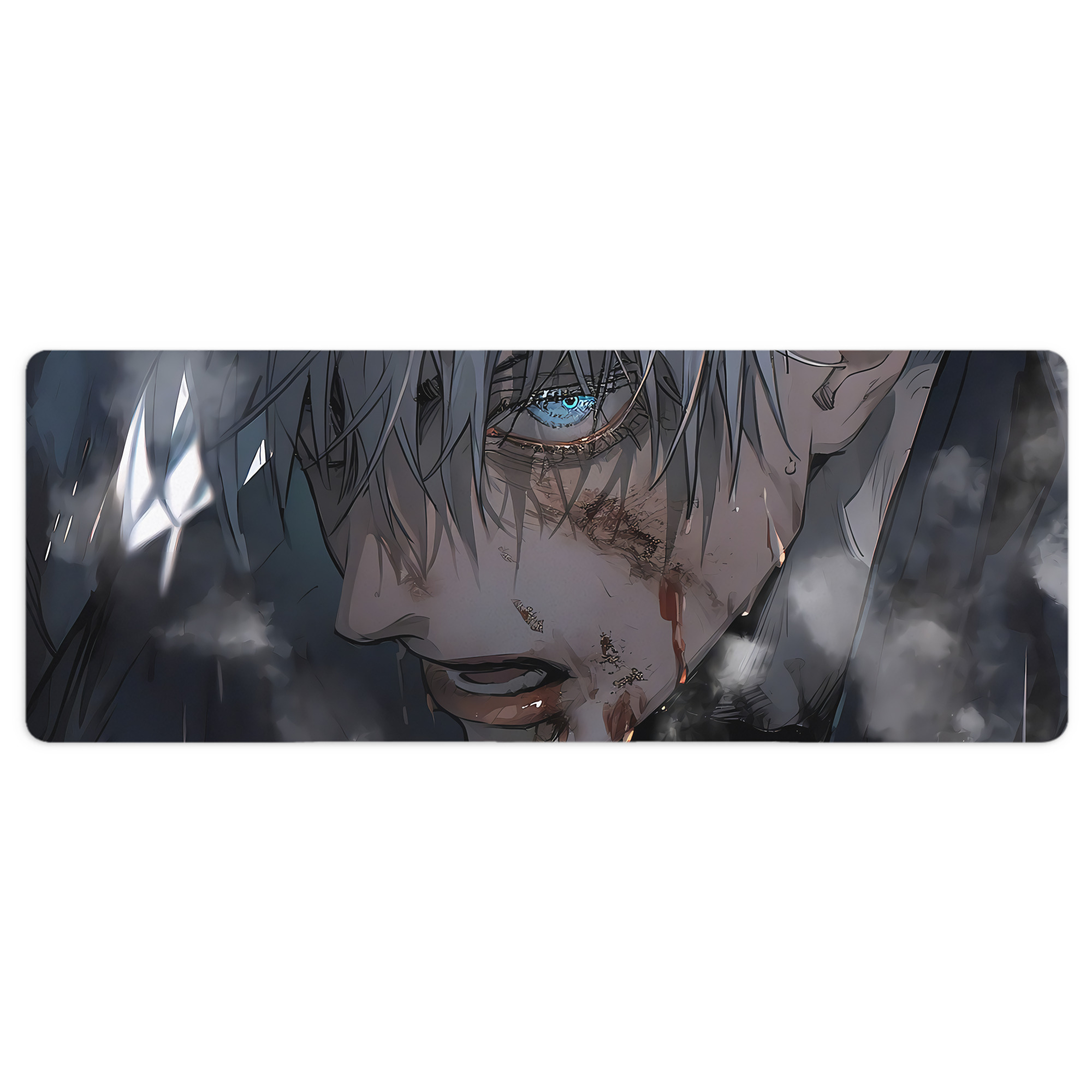（画像用） 呪術廻戦 Jujutsu Kaisen ステッチ加工 大判デスクマット／滑り止めマウスパッド