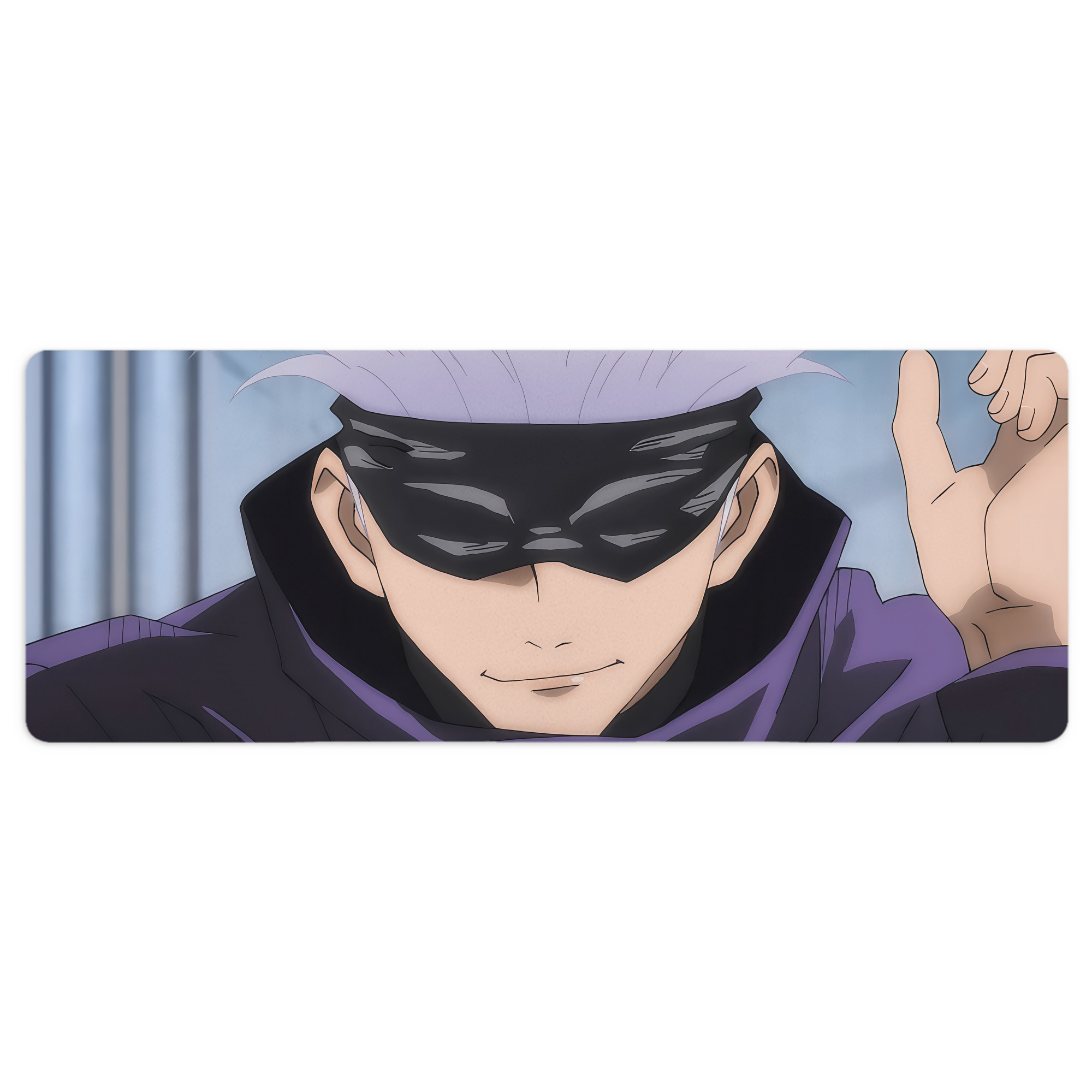（画像用） 呪術廻戦 Jujutsu Kaisen ステッチ加工 大判デスクマット／滑り止めマウスパッド