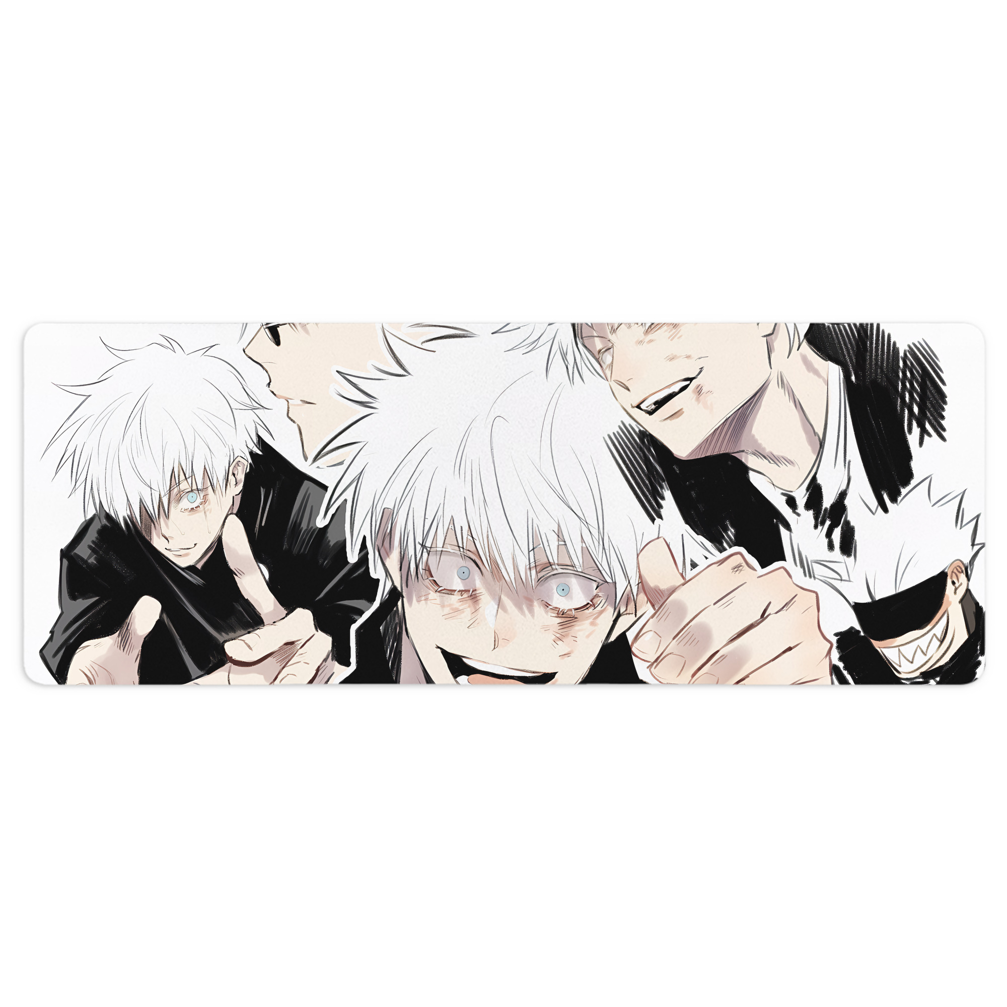 （画像用） 呪術廻戦 Jujutsu Kaisen ステッチ加工 大判デスクマット／滑り止めマウスパッド