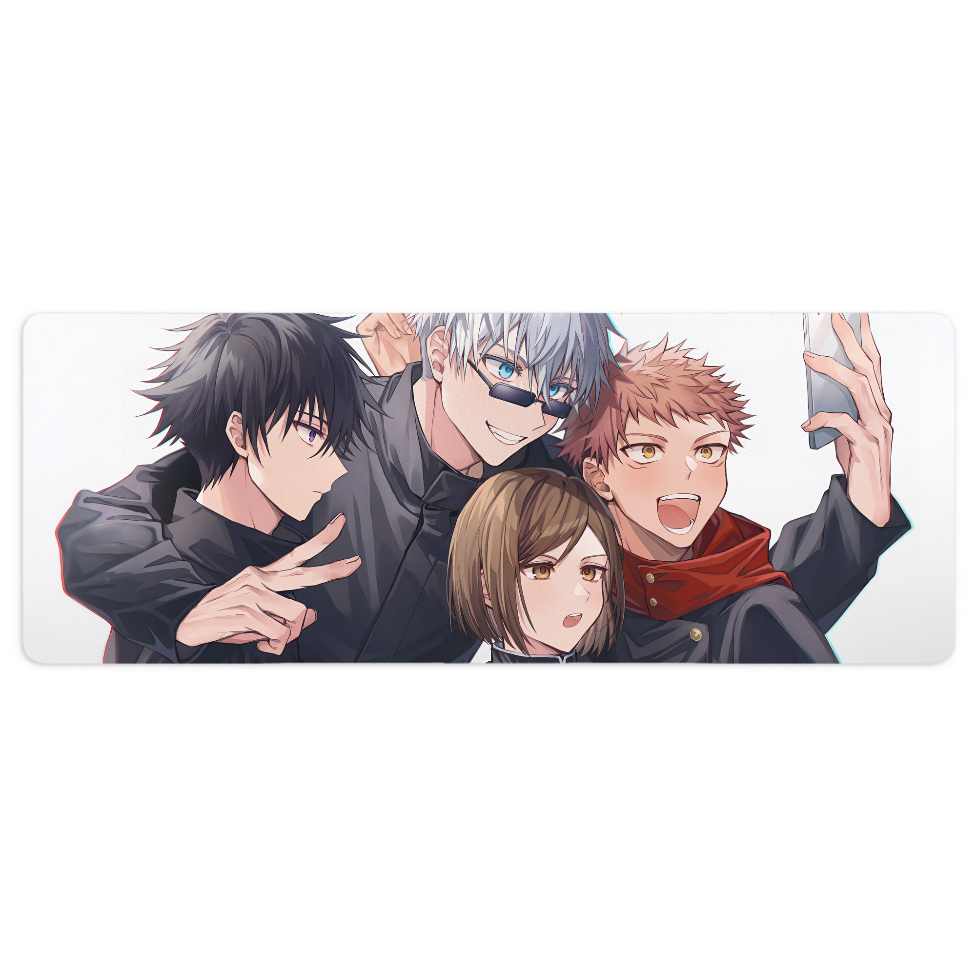 （画像用） 呪術廻戦 Jujutsu Kaisen ステッチ加工 大判デスクマット／滑り止めマウスパッド