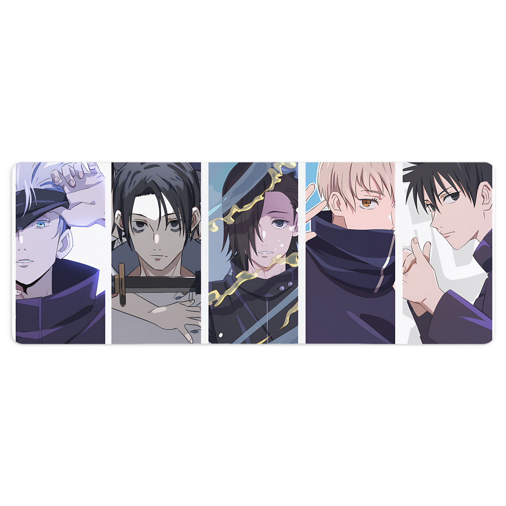 （画像用） 呪術廻戦 Jujutsu Kaisen ステッチ加工 大判デスクマット／滑り止めマウスパッド