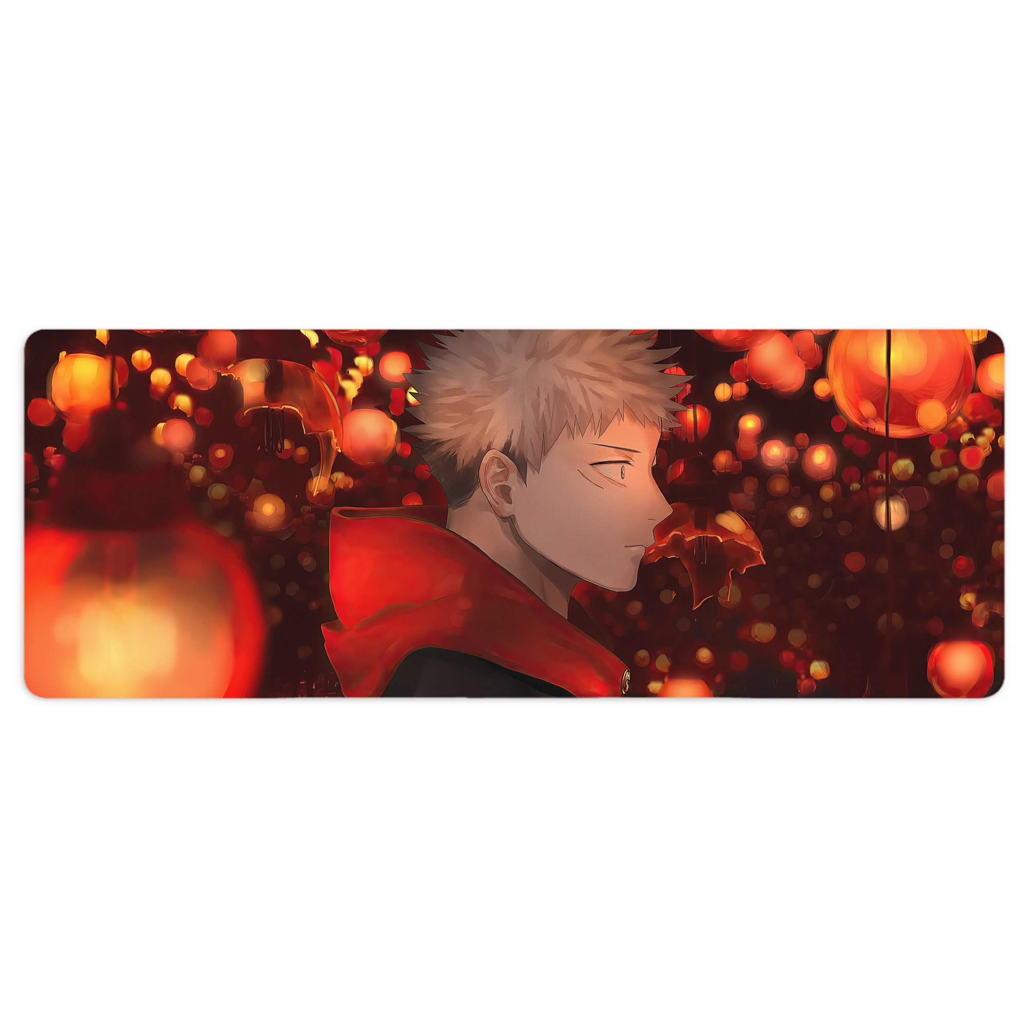 （画像用） 呪術廻戦 Jujutsu Kaisen ステッチ加工 大判デスクマット／滑り止めマウスパッド