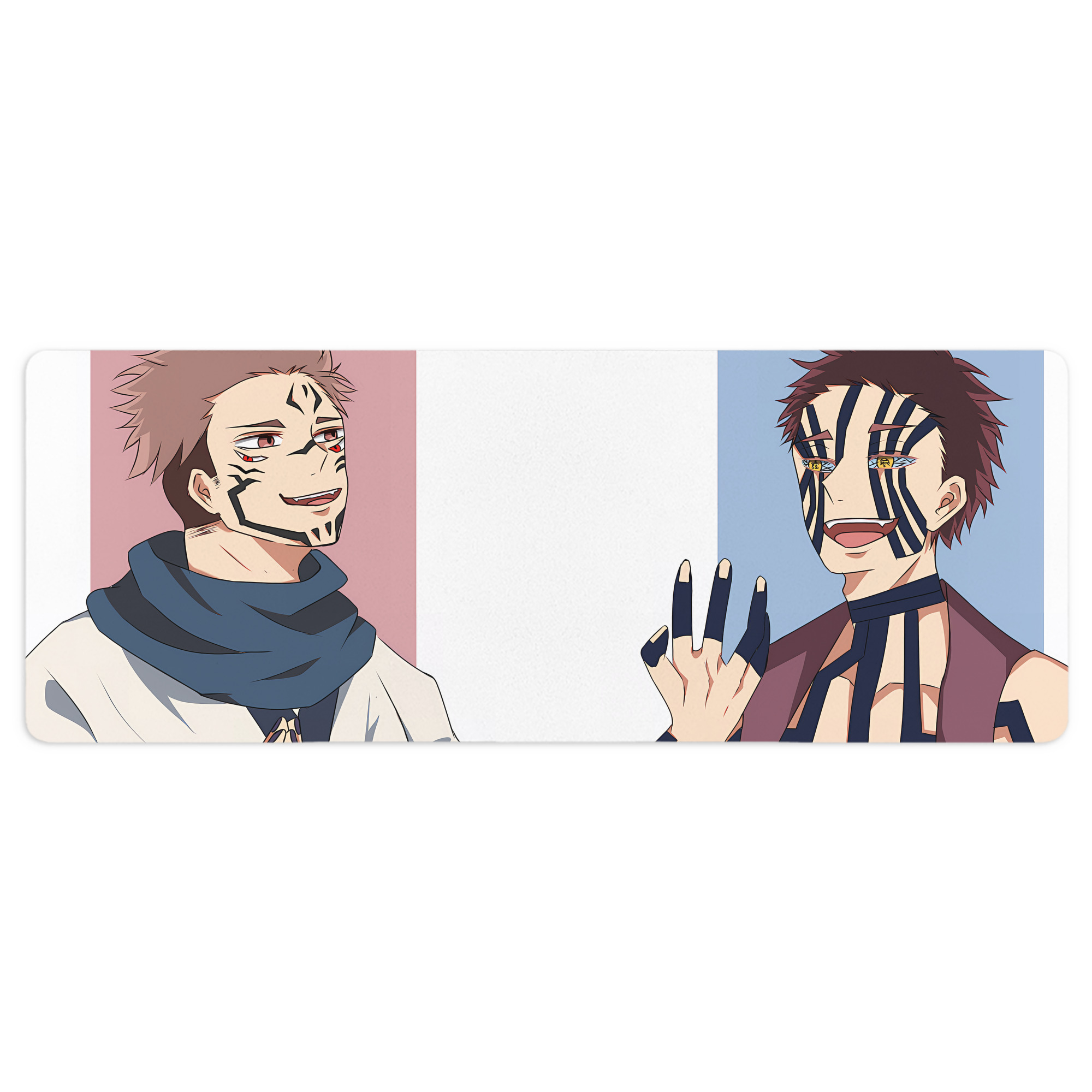 （画像用） 呪術廻戦 Jujutsu Kaisen ステッチ加工 大判デスクマット／滑り止めマウスパッド