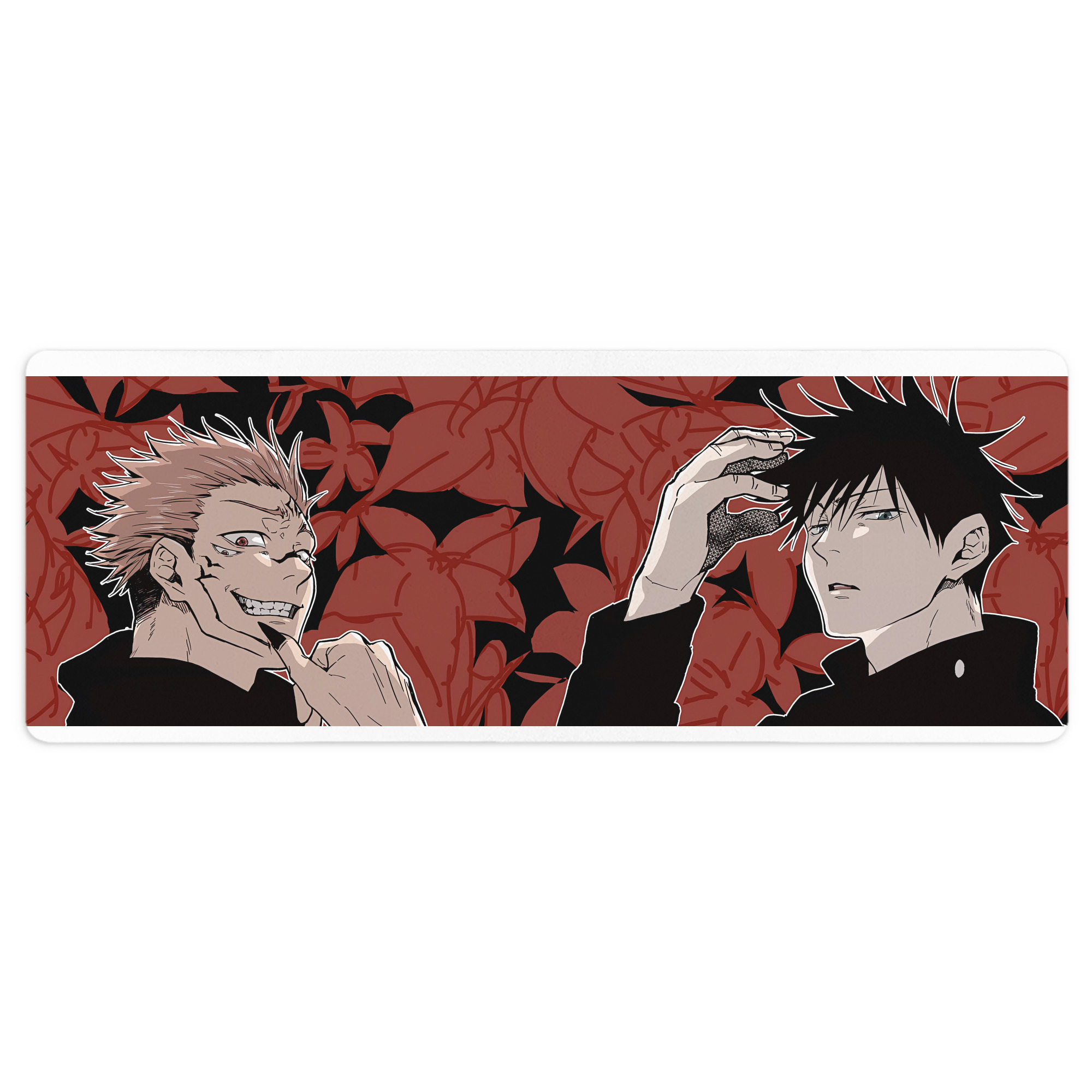 （画像用） 呪術廻戦 Jujutsu Kaisen ステッチ加工 大判デスクマット／滑り止めマウスパッド