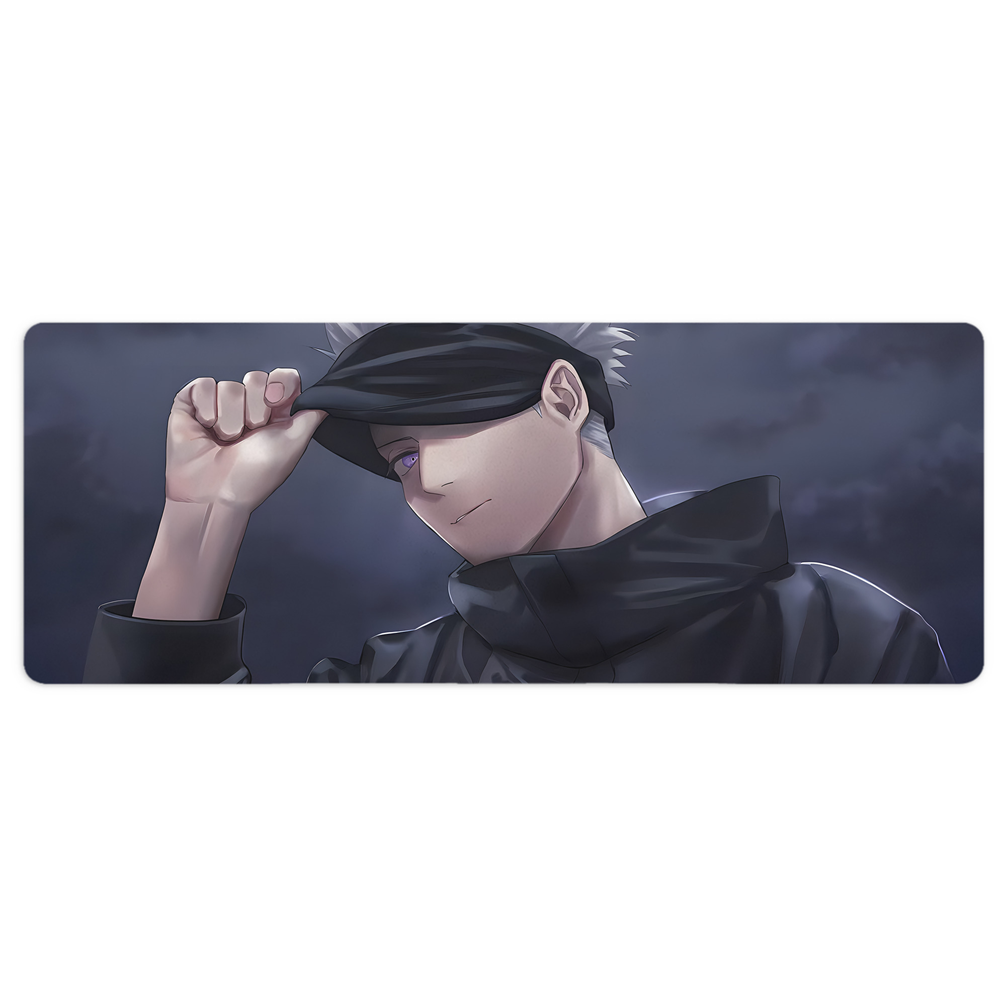 （画像用） 呪術廻戦 Jujutsu Kaisen ステッチ加工 大判デスクマット／滑り止めマウスパッド