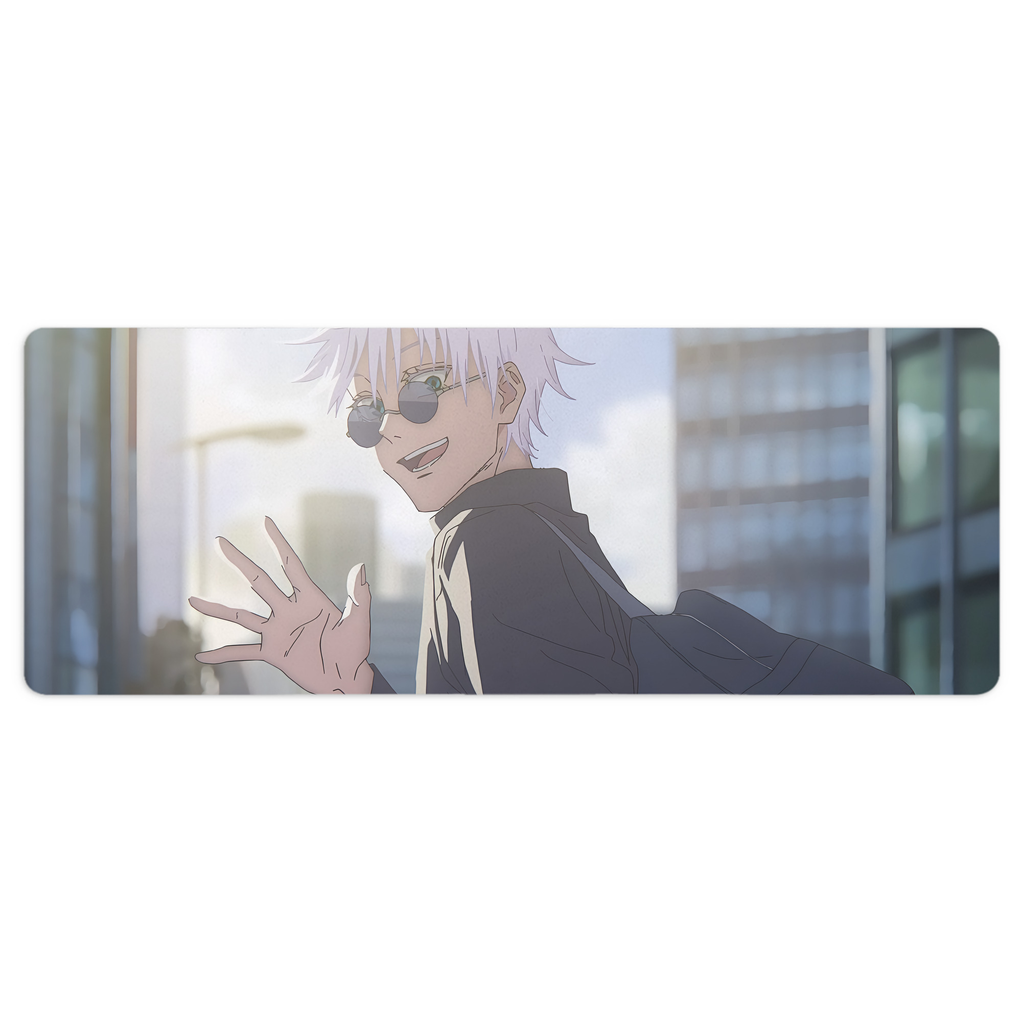 （画像用） 呪術廻戦 Jujutsu Kaisen ステッチ加工 大判デスクマット／滑り止めマウスパッド