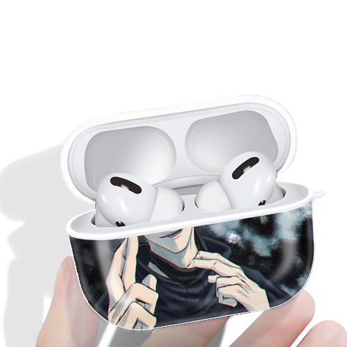 呪術廻戦 Jujutsu Kaisen 【AirPods Pro用】ハードシェル保護ケース 耐衝撃・防指紋・カラビナ付き商品仕様