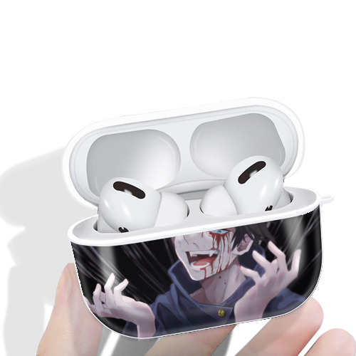 呪術廻戦 Jujutsu Kaisen 【AirPods Pro用】ハードシェル保護ケース 耐衝撃・防指紋・カラビナ付き商品仕様