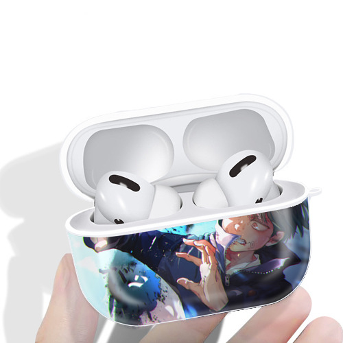 呪術廻戦 Jujutsu Kaisen 【AirPods Pro用】ハードシェル保護ケース 耐衝撃・防指紋・カラビナ付き商品仕様