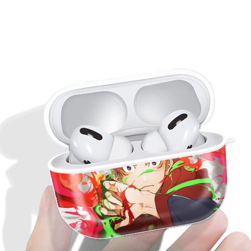 呪術廻戦 Jujutsu Kaisen 【AirPods Pro用】ハードシェル保護ケース 耐衝撃・防指紋・カラビナ付き商品仕様