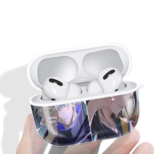呪術廻戦 Jujutsu Kaisen 【AirPods Pro用】ハードシェル保護ケース 耐衝撃・防指紋・カラビナ付き商品仕様