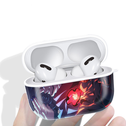 呪術廻戦 Jujutsu Kaisen 【AirPods Pro用】ハードシェル保護ケース 耐衝撃・防指紋・カラビナ付き商品仕様