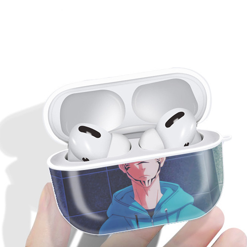 呪術廻戦 Jujutsu Kaisen 【AirPods Pro用】ハードシェル保護ケース 耐衝撃・防指紋・カラビナ付き商品仕様