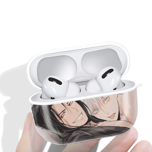 呪術廻戦 Jujutsu Kaisen 【AirPods Pro用】ハードシェル保護ケース 耐衝撃・防指紋・カラビナ付き商品仕様
