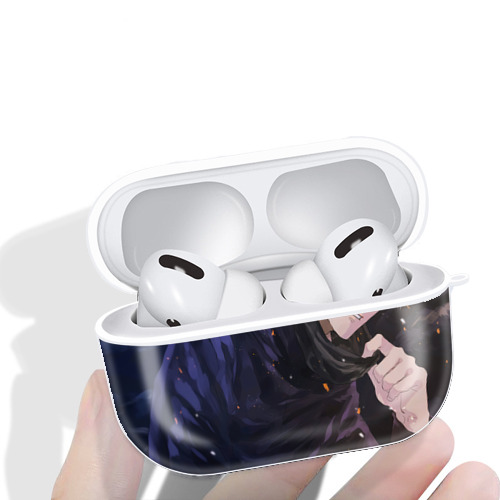 呪術廻戦 Jujutsu Kaisen 【AirPods Pro用】ハードシェル保護ケース 耐衝撃・防指紋・カラビナ付き商品仕様