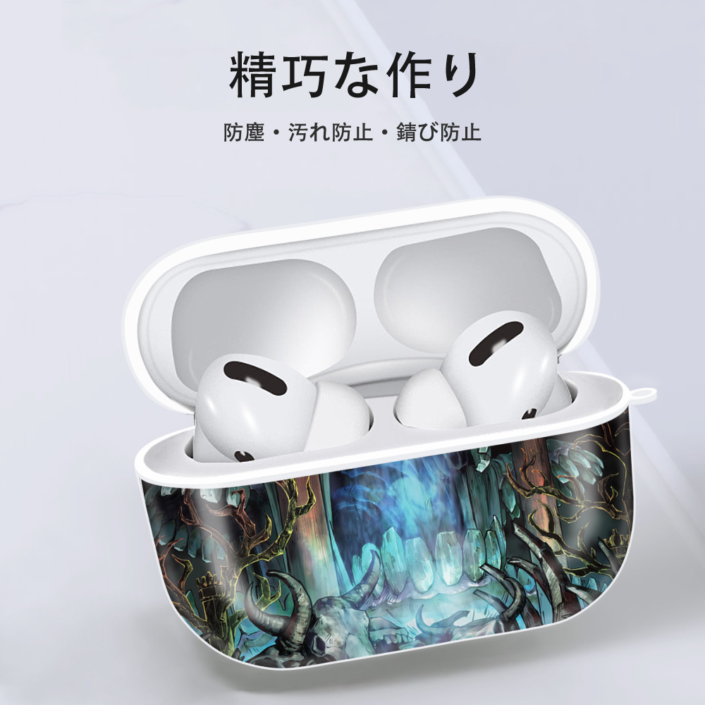 呪術廻戦 Jujutsu Kaisen 【AirPods Pro用】ハードシェル保護ケース 耐衝撃・防指紋・カラビナ付き商品仕様