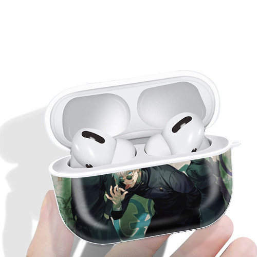 呪術廻戦 Jujutsu Kaisen 【AirPods Pro用】ハードシェル保護ケース 耐衝撃・防指紋・カラビナ付き商品仕様