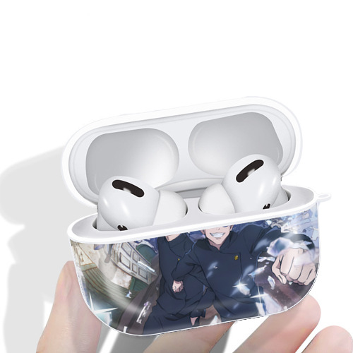 呪術廻戦 Jujutsu Kaisen 【AirPods Pro用】ハードシェル保護ケース 耐衝撃・防指紋・カラビナ付き商品仕様