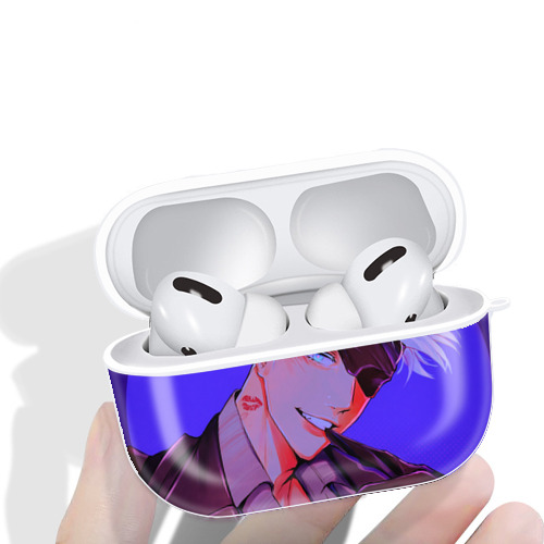 呪術廻戦 Jujutsu Kaisen 【AirPods Pro用】ハードシェル保護ケース 耐衝撃・防指紋・カラビナ付き商品仕様