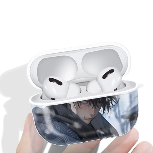呪術廻戦 Jujutsu Kaisen 【AirPods Pro用】ハードシェル保護ケース 耐衝撃・防指紋・カラビナ付き商品仕様