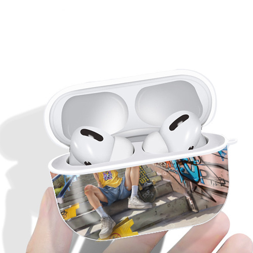 呪術廻戦 Jujutsu Kaisen 【AirPods Pro用】ハードシェル保護ケース 耐衝撃・防指紋・カラビナ付き商品仕様