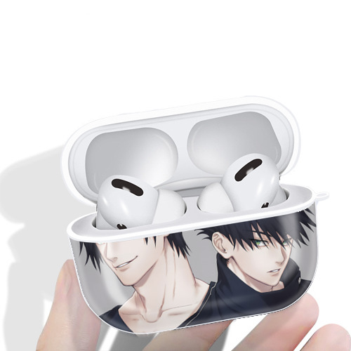 呪術廻戦 Jujutsu Kaisen 【AirPods Pro用】ハードシェル保護ケース 耐衝撃・防指紋・カラビナ付き商品仕様