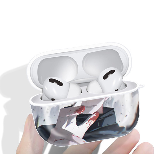 呪術廻戦 Jujutsu Kaisen 【AirPods Pro用】ハードシェル保護ケース 耐衝撃・防指紋・カラビナ付き商品仕様