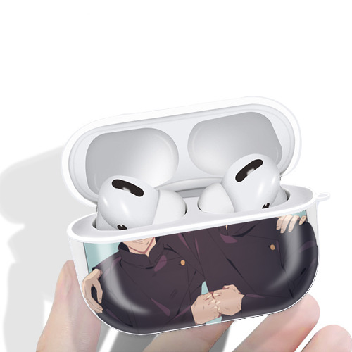 呪術廻戦 Jujutsu Kaisen 【AirPods Pro用】ハードシェル保護ケース 耐衝撃・防指紋・カラビナ付き商品仕様