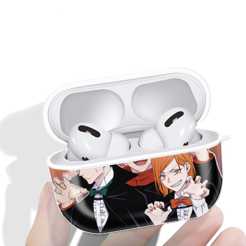 呪術廻戦 Jujutsu Kaisen 【AirPods Pro用】ハードシェル保護ケース 耐衝撃・防指紋・カラビナ付き商品仕様