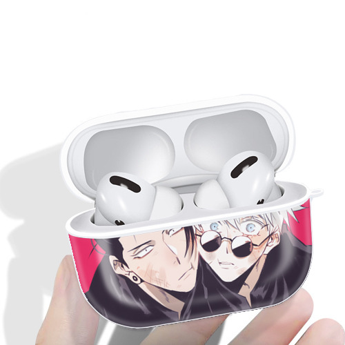 呪術廻戦 Jujutsu Kaisen 【AirPods Pro用】ハードシェル保護ケース 耐衝撃・防指紋・カラビナ付き商品仕様