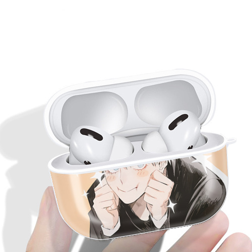 呪術廻戦 Jujutsu Kaisen 【AirPods Pro用】ハードシェル保護ケース 耐衝撃・防指紋・カラビナ付き商品仕様