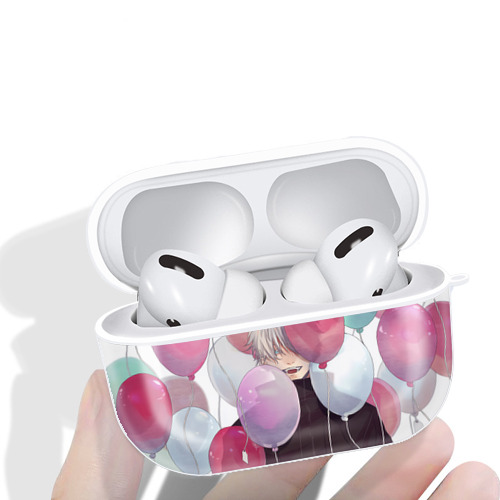 呪術廻戦 Jujutsu Kaisen 【AirPods Pro用】ハードシェル保護ケース 耐衝撃・防指紋・カラビナ付き商品仕様