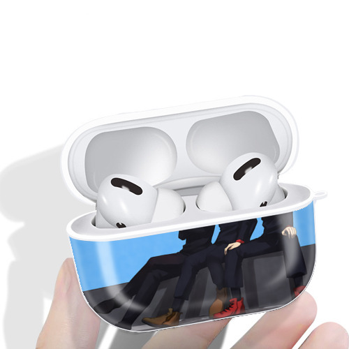 呪術廻戦 Jujutsu Kaisen 【AirPods Pro用】ハードシェル保護ケース 耐衝撃・防指紋・カラビナ付き商品仕様