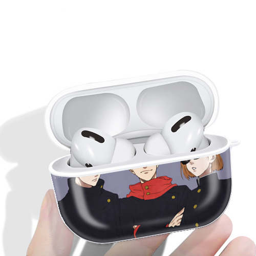 呪術廻戦 Jujutsu Kaisen 【AirPods Pro用】ハードシェル保護ケース 耐衝撃・防指紋・カラビナ付き商品仕様