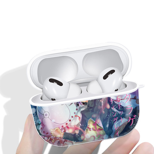 呪術廻戦 Jujutsu Kaisen 【AirPods Pro用】ハードシェル保護ケース 耐衝撃・防指紋・カラビナ付き商品仕様