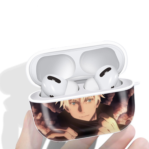 呪術廻戦 Jujutsu Kaisen 【AirPods Pro用】ハードシェル保護ケース 耐衝撃・防指紋・カラビナ付き商品仕様