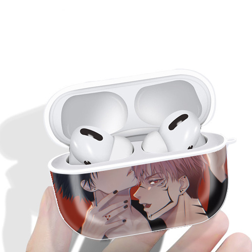 呪術廻戦 Jujutsu Kaisen 【AirPods Pro用】ハードシェル保護ケース 耐衝撃・防指紋・カラビナ付き商品仕様