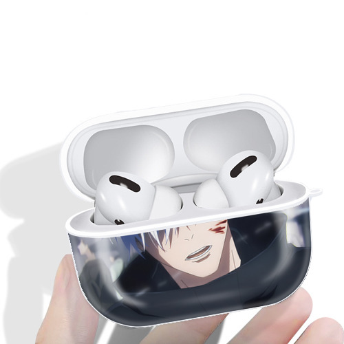 呪術廻戦 Jujutsu Kaisen 【AirPods Pro用】ハードシェル保護ケース 耐衝撃・防指紋・カラビナ付き商品仕様