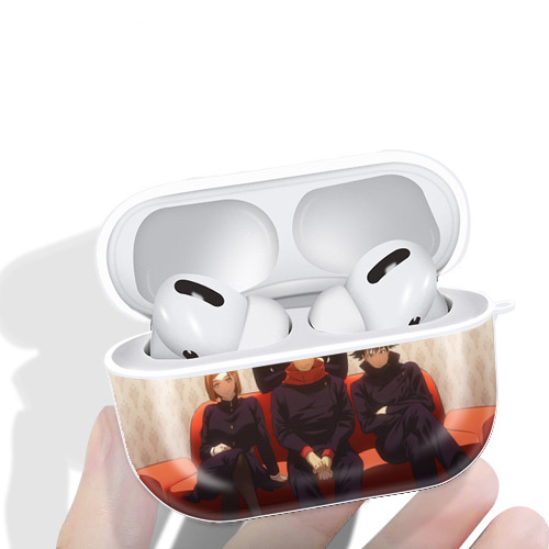 呪術廻戦 Jujutsu Kaisen 【AirPods Pro用】ハードシェル保護ケース 耐衝撃・防指紋・カラビナ付き商品仕様