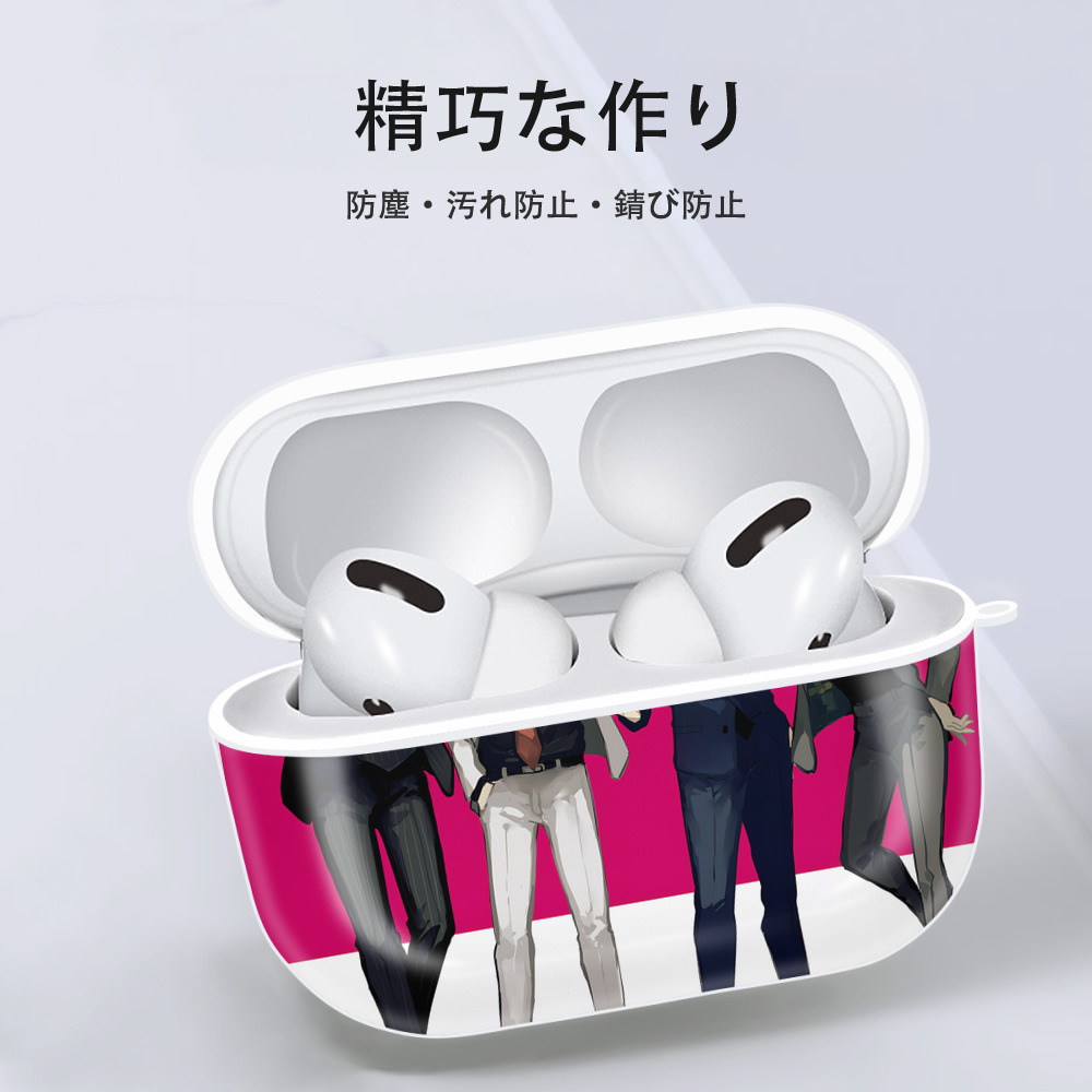 呪術廻戦 Jujutsu Kaisen 【AirPods Pro用】ハードシェル保護ケース 耐衝撃・防指紋・カラビナ付き商品仕様