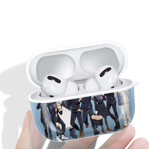呪術廻戦 Jujutsu Kaisen 【AirPods Pro用】ハードシェル保護ケース 耐衝撃・防指紋・カラビナ付き商品仕様