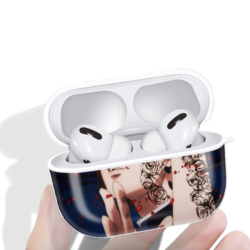 呪術廻戦 Jujutsu Kaisen 【AirPods Pro用】ハードシェル保護ケース 耐衝撃・防指紋・カラビナ付き商品仕様