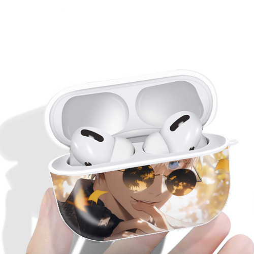 呪術廻戦 Jujutsu Kaisen 【AirPods Pro用】ハードシェル保護ケース 耐衝撃・防指紋・カラビナ付き商品仕様