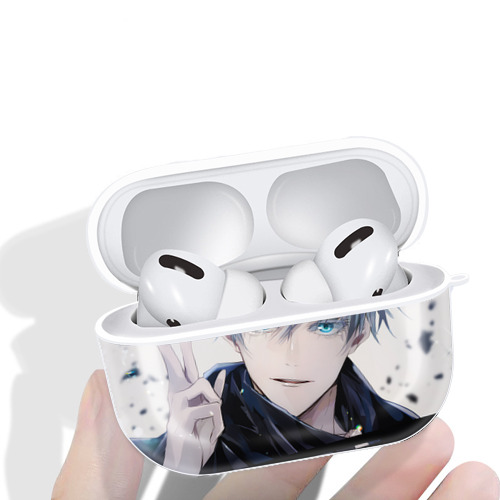 呪術廻戦 Jujutsu Kaisen 【AirPods Pro用】ハードシェル保護ケース 耐衝撃・防指紋・カラビナ付き商品仕様
