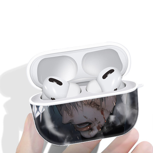 呪術廻戦 Jujutsu Kaisen 【AirPods Pro用】ハードシェル保護ケース 耐衝撃・防指紋・カラビナ付き商品仕様