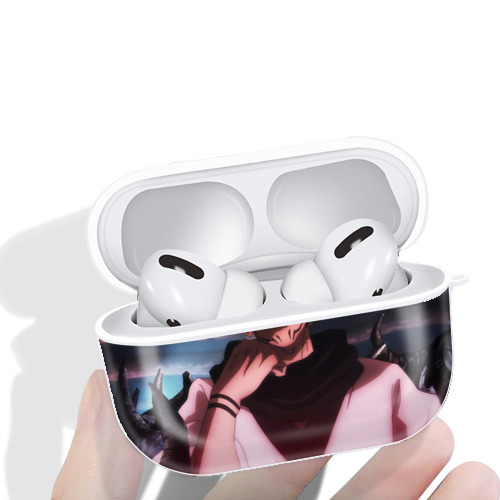 呪術廻戦 Jujutsu Kaisen 【AirPods Pro用】ハードシェル保護ケース 耐衝撃・防指紋・カラビナ付き商品仕様