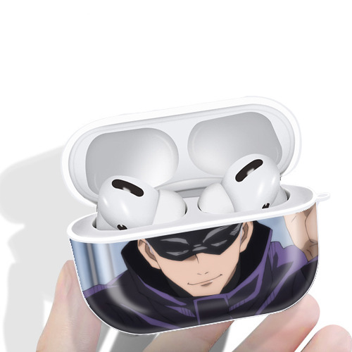 呪術廻戦 Jujutsu Kaisen 【AirPods Pro用】ハードシェル保護ケース 耐衝撃・防指紋・カラビナ付き商品仕様