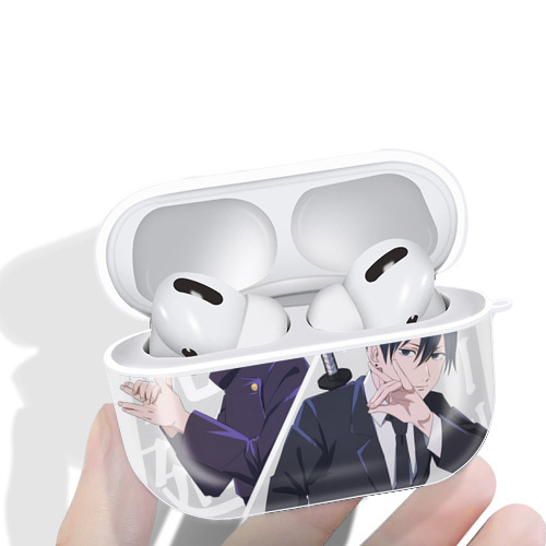 呪術廻戦 Jujutsu Kaisen 【AirPods Pro用】ハードシェル保護ケース 耐衝撃・防指紋・カラビナ付き商品仕様