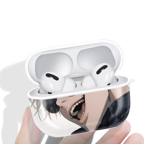 呪術廻戦 Jujutsu Kaisen 【AirPods Pro用】ハードシェル保護ケース 耐衝撃・防指紋・カラビナ付き商品仕様