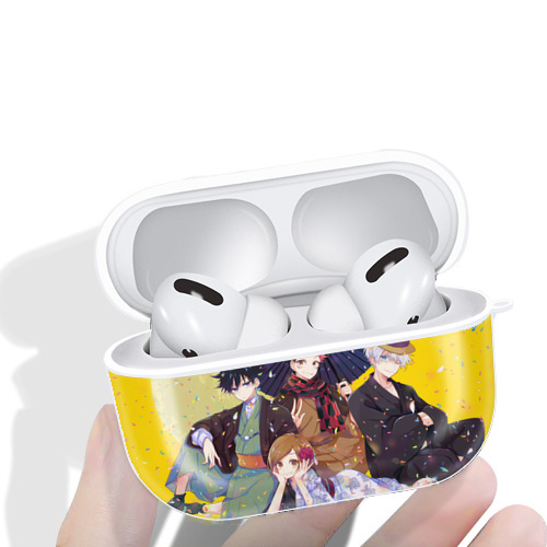 呪術廻戦 Jujutsu Kaisen 【AirPods Pro用】ハードシェル保護ケース 耐衝撃・防指紋・カラビナ付き商品仕様